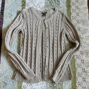 Eddie Bower Green long sleeve cardigan S